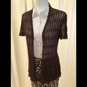 Coldwater Creek Brown Lightweight No Closure Cardi